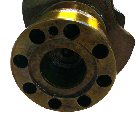 Mesin Diesel Auto Crankshaft EK100 Untuk HINO, Cast Iron 6 Cylinder Crankshaft