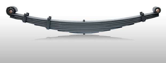 60Si2Mn Material Leaf Spring 80*16mm Ukuran 8pcs/set untuk ISUZU 30T Suspension Component